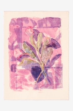 Paper Tulips_Monotype_Paper size 76x56cm